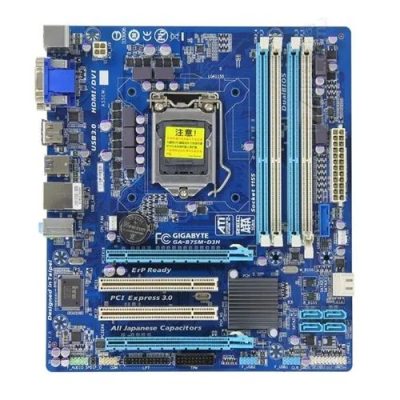 مادربرد استوک Gigabyte B75M-D3H