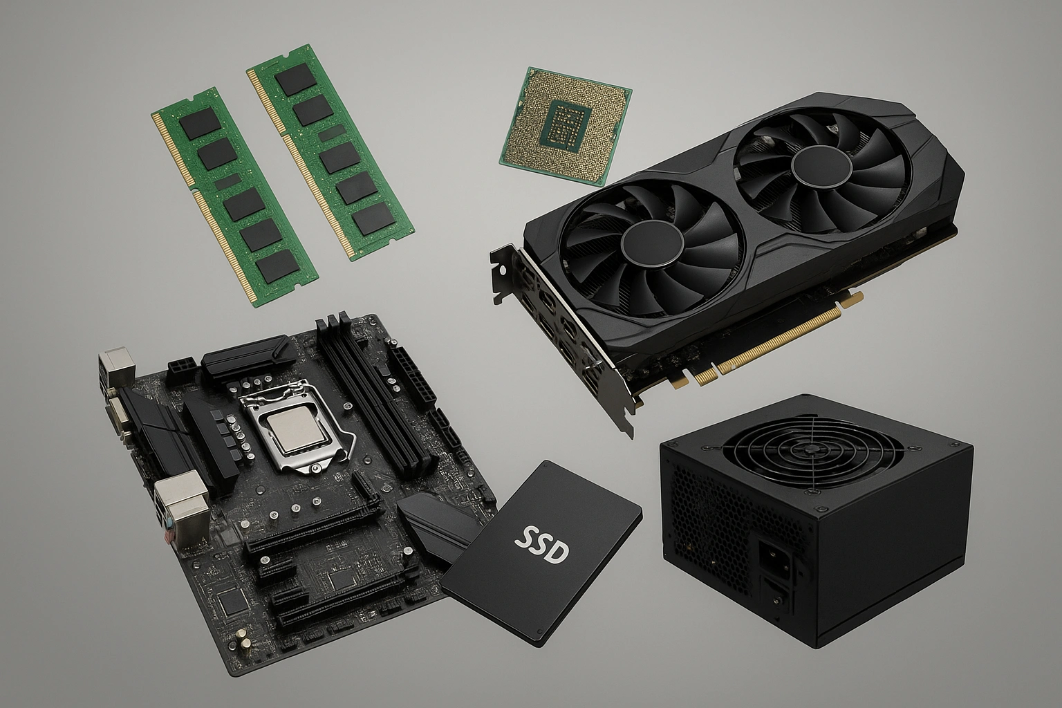 قطعات دسته دو و استوک کامپیوتر