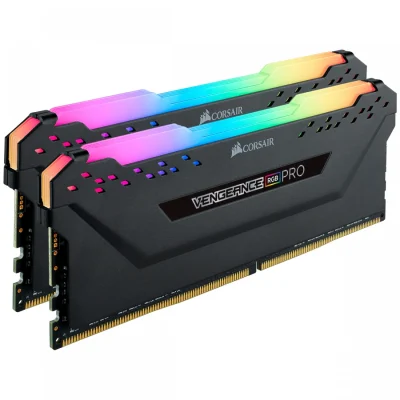 رم کامپیوتر استوک کورسیر ونجنس پرو مدل CORSAIR VENGEANCE PRO 32GB(2*16GB) D4 3200MHz