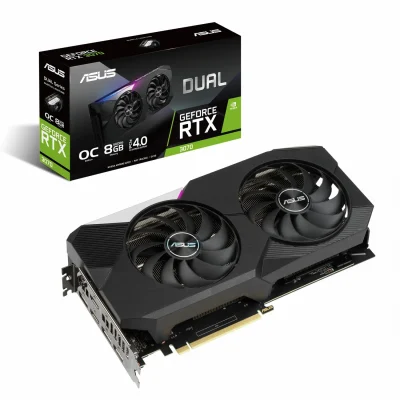 کارت گرافیک استوک Asus RTX 3070 Dual 8G