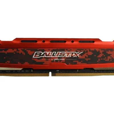 رم کامپیوتر استوک مدل CRUCIAL BALLISTIX 16GB(8*8) D4 2400MHz