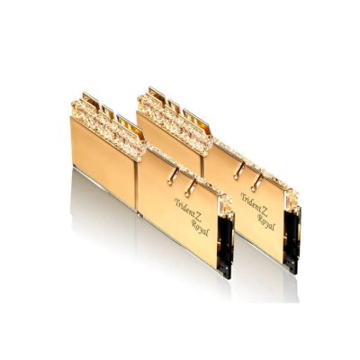 رم کامپیوتر استوک جی اسکیل تریدنت رویال مدل G.SKILL TRIDNET ROYAL 16GB(8*8GB) D4 3000MHz