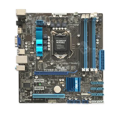 مادربرد استوک Asus P7H55-M/USB3